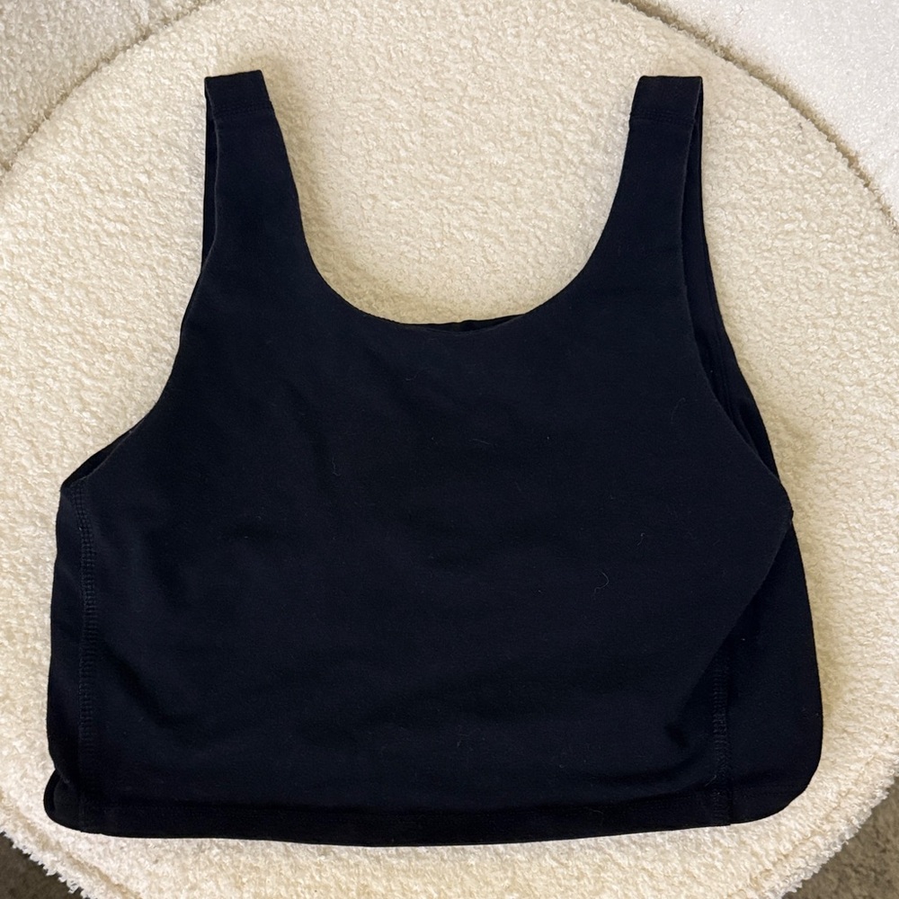 Black Sports Bra/Crop Top
